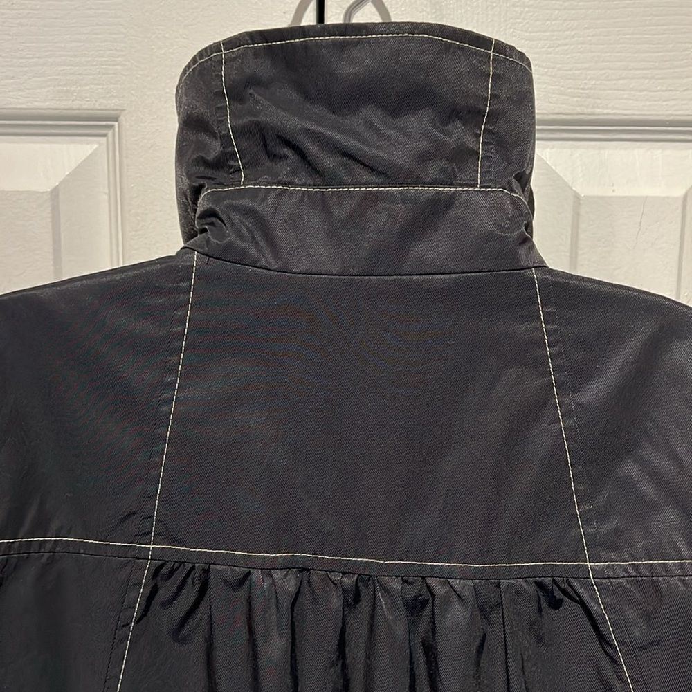 Kristen Blake Black Water Repellent Button Up Jacket Size M - Picture 8 of 14